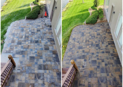 Paver Patio - Before & After