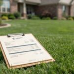 Well-maintained Lenexa residential lawn illustrating typical lawn care cost and mowing service