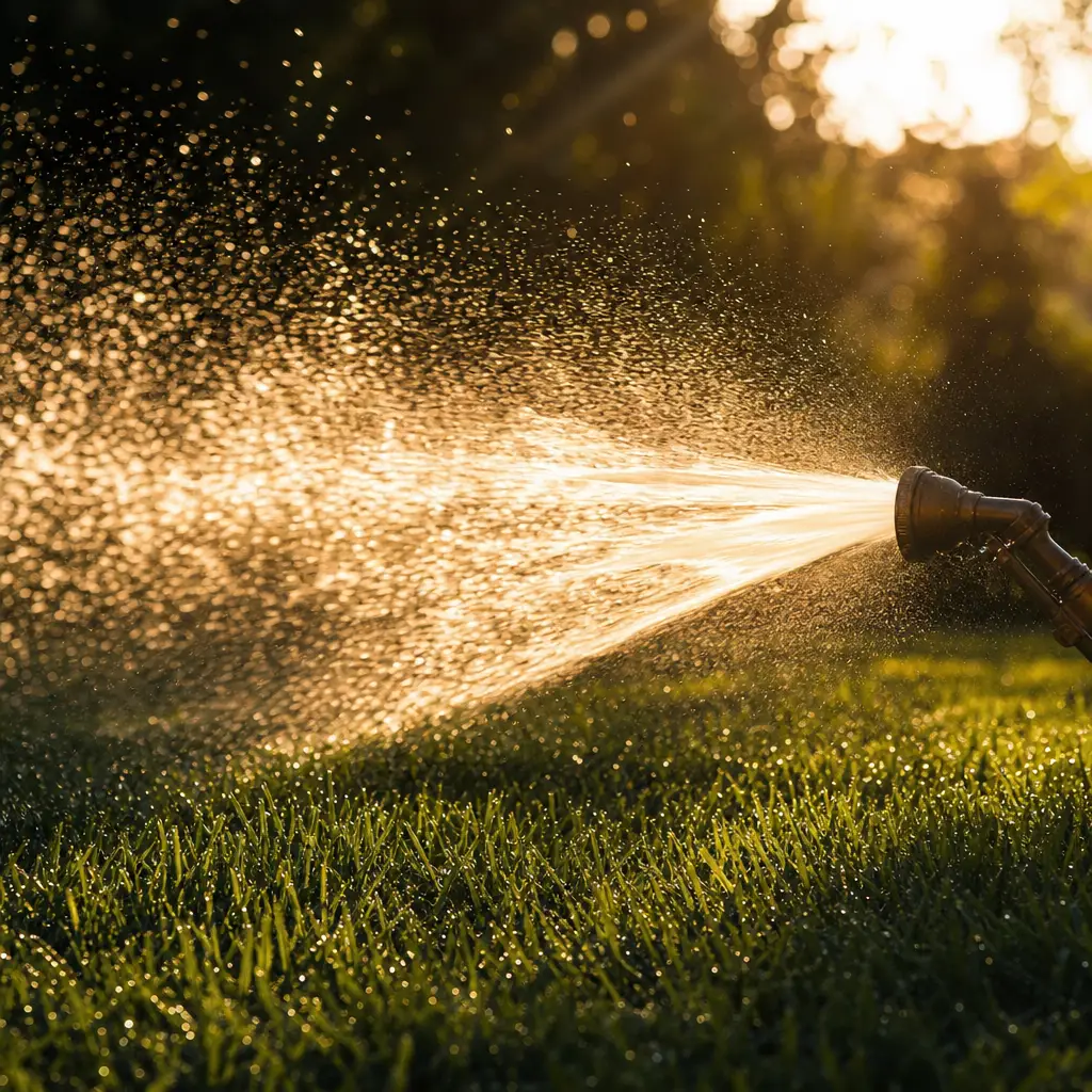 Manual lawn watering service in Lenexa, KS by 4T Total Lawn