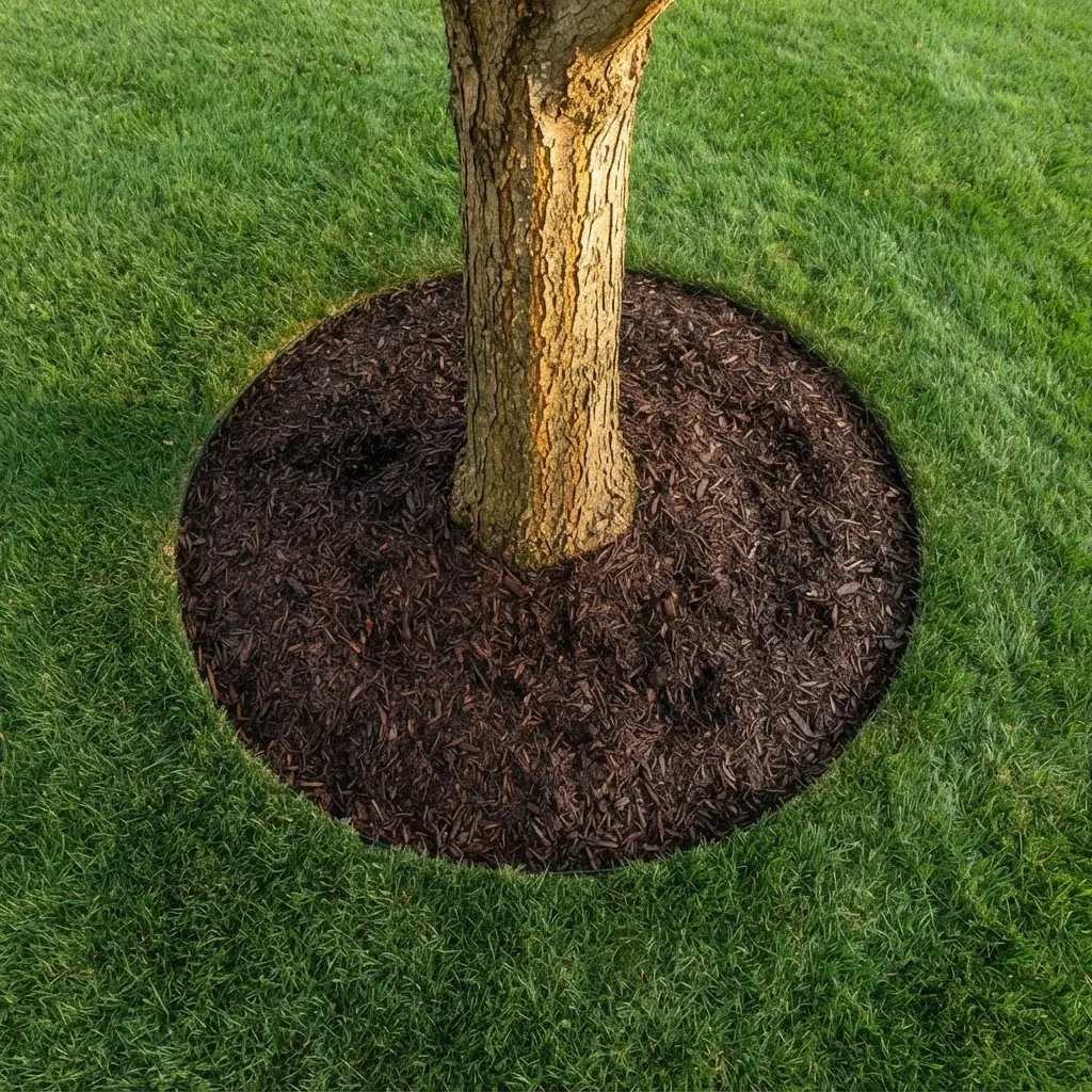 Landscape and tree well maintenance in Lenexa, KS by 4T Total Lawn