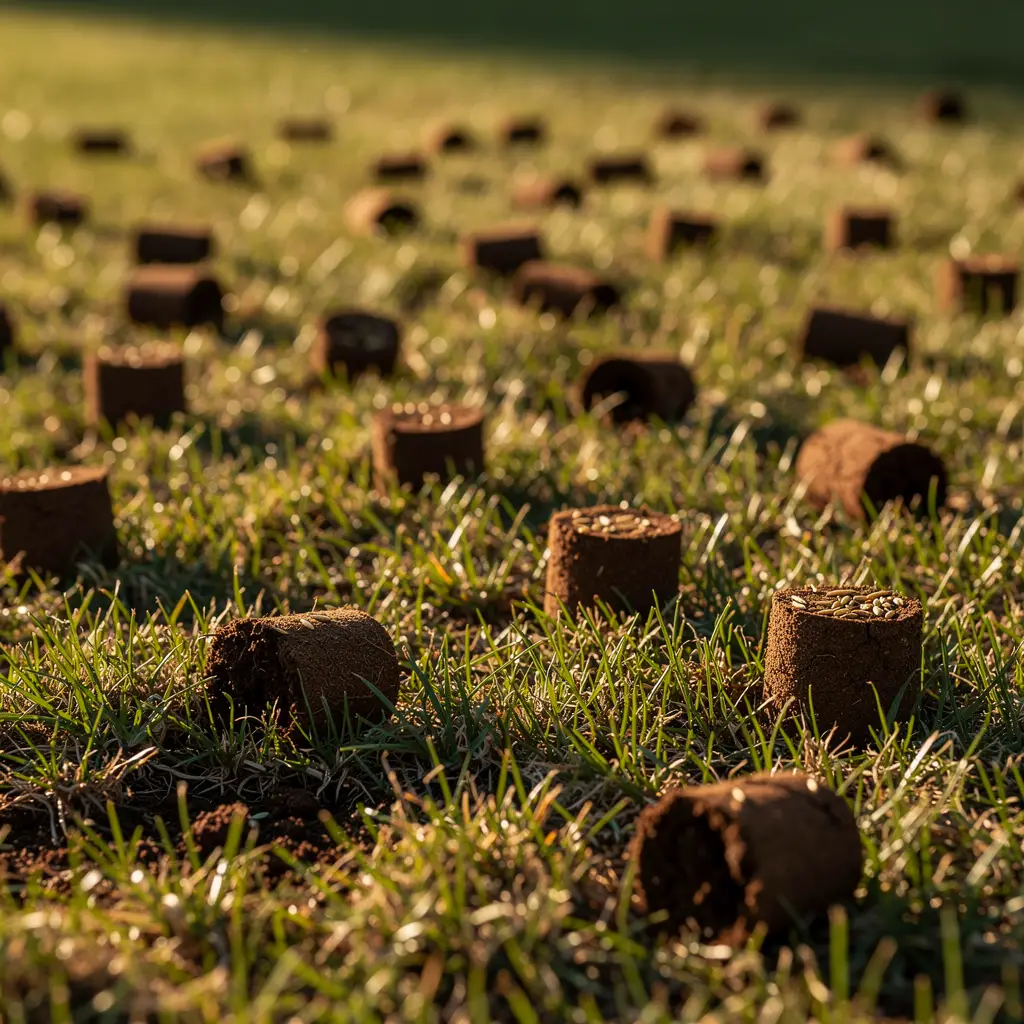 Turf renovation and aeration service in Lenexa, KS by 4T Total Lawn