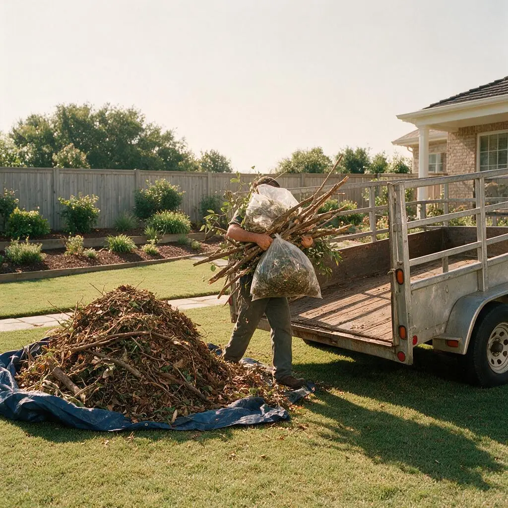 ard waste and debris removal cleanup service in Lenexa, KS by 4T Total Lawn